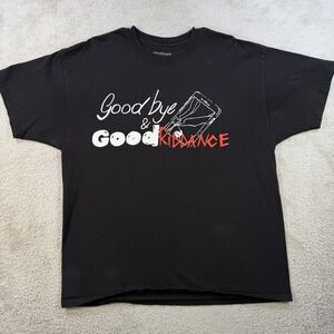 Juice WRLD T-Shirt Mens XL Black Goodbye & Good Riddance Album Short Sleeve Tee